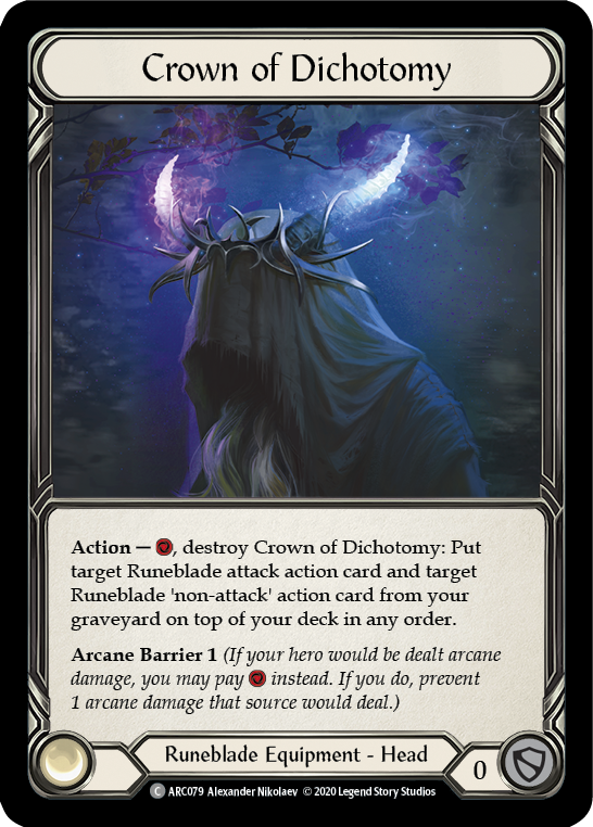 Crown of Dichotomy [U-ARC079] Unlimited Rainbow Foil | Good Games North