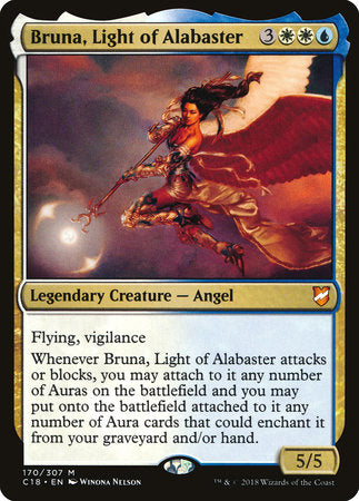 Bruna, Light of Alabaster [Commander 2018] | Good Games North