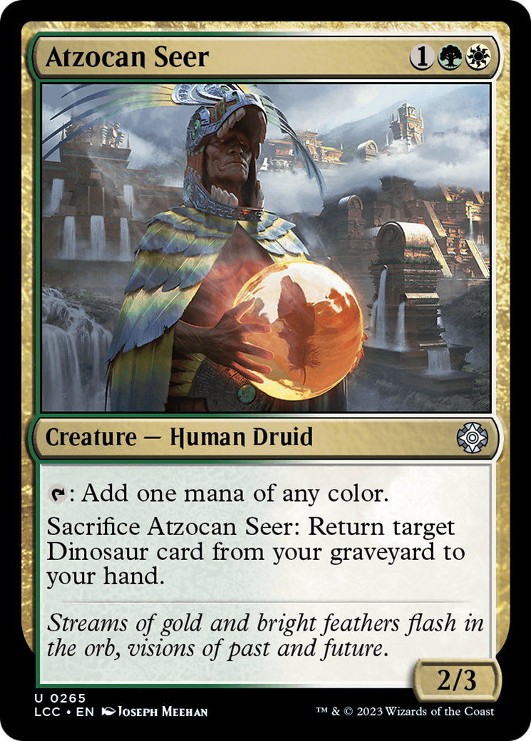 Atzocan Seer [The Lost Caverns of Ixalan Commander] | Good Games North