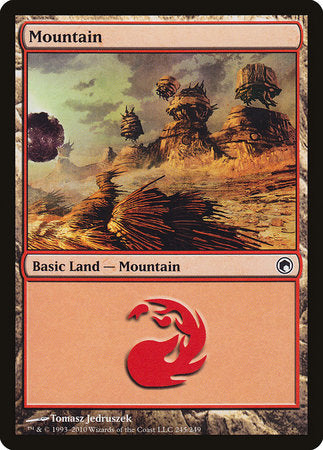 Mountain (245) [Scars of Mirrodin] | Good Games North