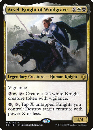 Aryel, Knight of Windgrace [Dominaria] | Good Games North