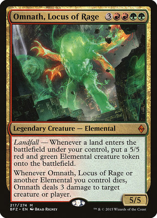 Omnath, Locus of Rage [Battle for Zendikar] | Good Games North
