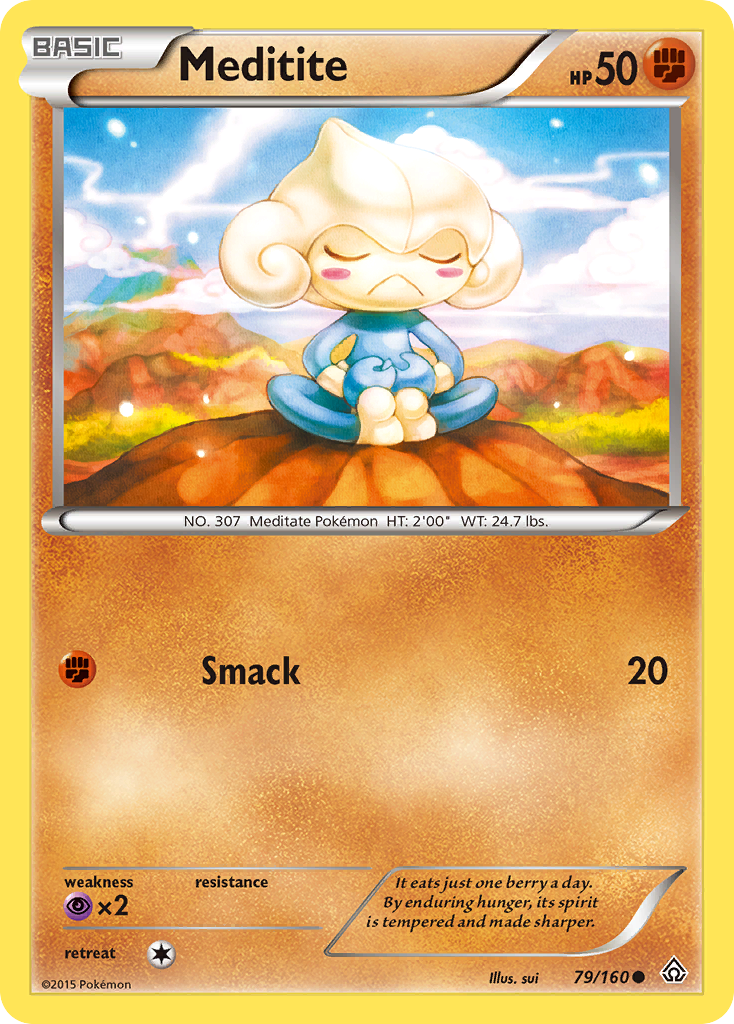 Meditite (79/160) [XY: Primal Clash] | Good Games North