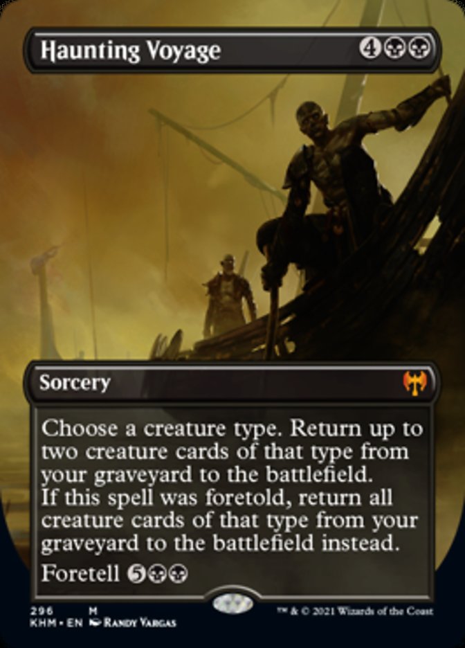 Haunting Voyage (Borderless Alternate Art) [Kaldheim] | Good Games North
