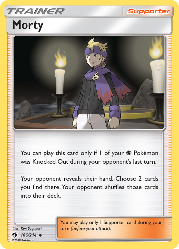 Morty (186/214) [Sun & Moon: Lost Thunder] | Good Games North