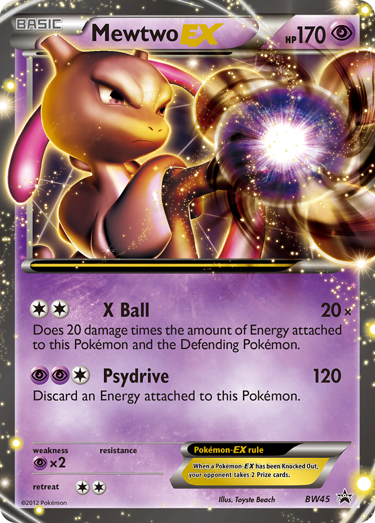 Mewtwo EX (BW45) [Black & White: Black Star Promos] | Good Games North