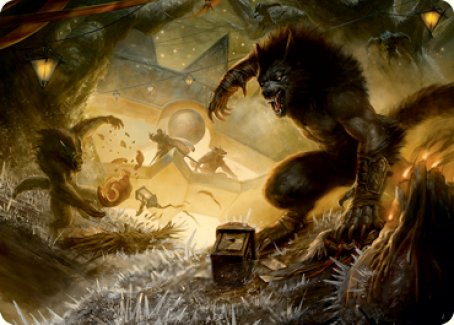 Storm the Festival Art Card [Innistrad: Midnight Hunt Art Series] | Good Games North