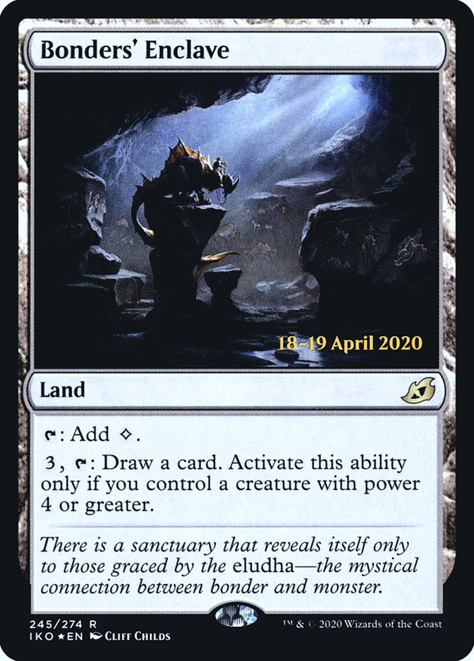 Bonders' Enclave  [Ikoria: Lair of Behemoths Prerelease Promos] | Good Games North
