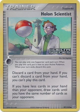 Holon Scientist (97/113) (Stamped) [EX: Delta Species] | Good Games North