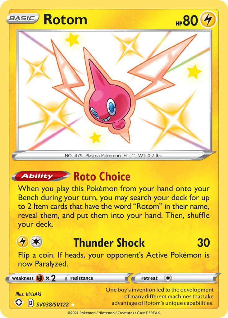 Rotom (SV038/SV122) [Sword & Shield: Shining Fates] | Good Games North