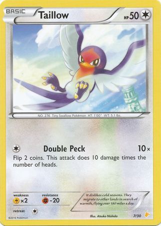 Taillow (7/30) [XY: Trainer Kit 3 - Pikachu Libre] | Good Games North