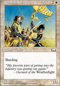 Benalish Infantry [Weatherlight] | Good Games North
