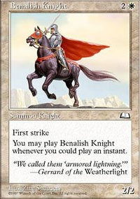 Benalish Knight [Weatherlight] | Good Games North