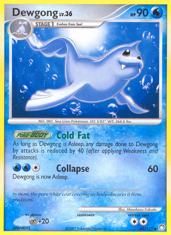 Dewgong (45/123) [Diamond & Pearl: Mysterious Treasures] | Good Games North