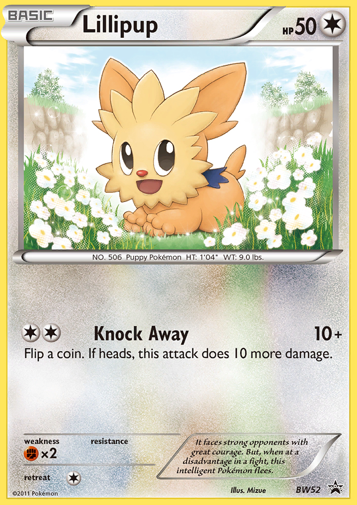 Lillipup (BW52) [Black & White: Black Star Promos] | Good Games North