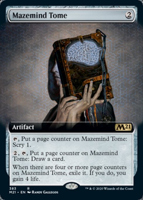 Mazemind Tome (Extended Art) [Core Set 2021] | Good Games North