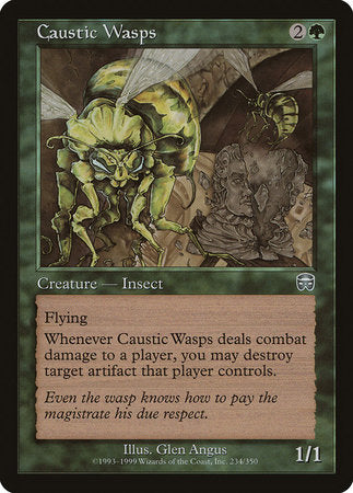 Caustic Wasps [Mercadian Masques] | Good Games North