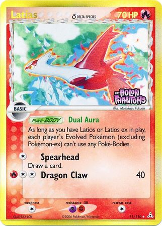 Latias (11/110) (Delta Species) (Stamped) [EX: Holon Phantoms] | Good Games North