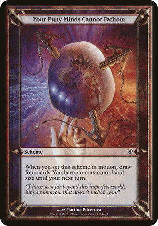 Your Puny Minds Cannot Fathom (Archenemy) [Archenemy Schemes] | Good Games North