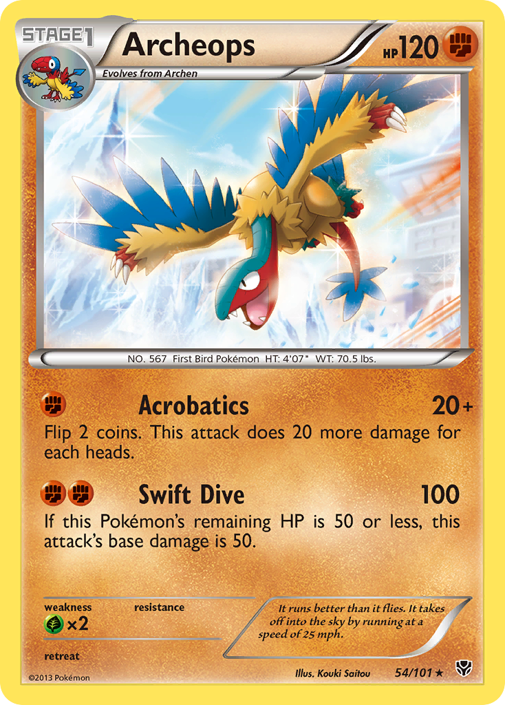Archeops (54/101) [Black & White: Plasma Blast] | Good Games North