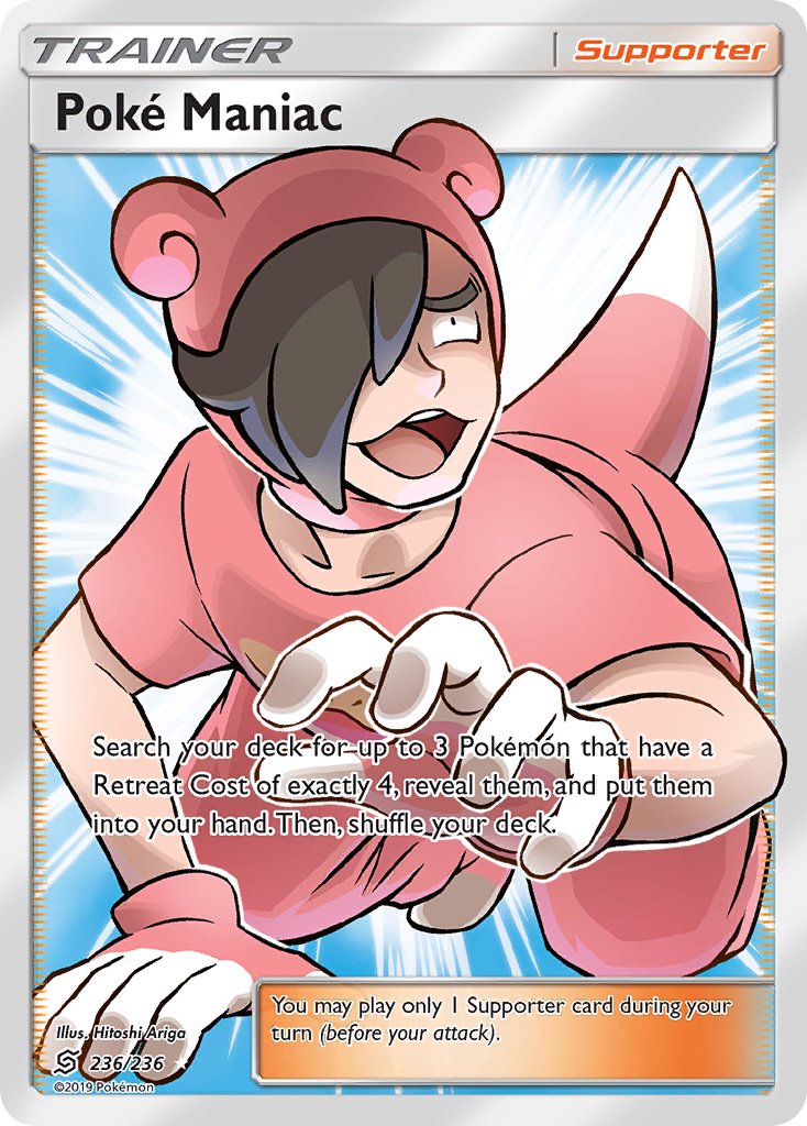 Poke Maniac (236/236) [Sun & Moon: Unified Minds] | Good Games North