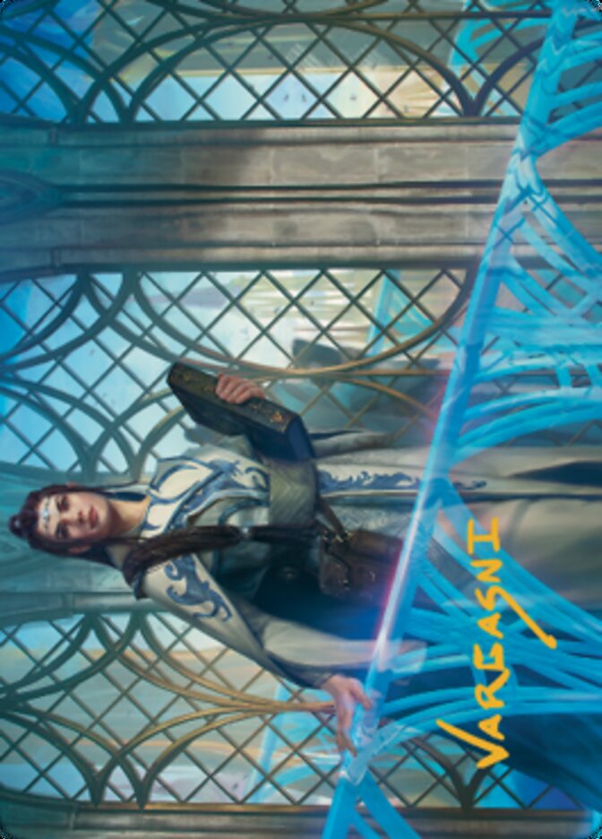 Hurkyl, Master Wizard Art Card (Gold-Stamped Signature) [The Brothers' War Art Series] | Good Games North