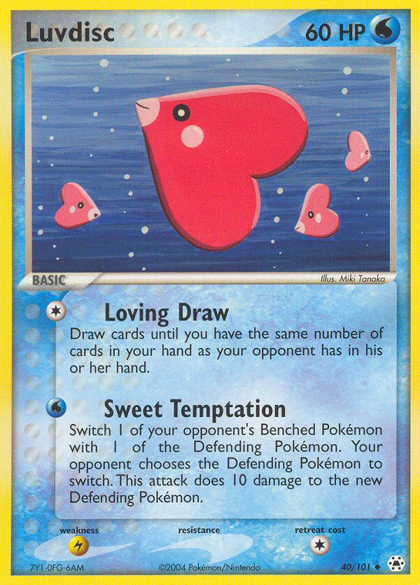 Luvdisc (40/101) [EX: Hidden Legends] | Good Games North