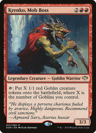 Krenko, Mob Boss [Duel Decks: Speed vs. Cunning] | Good Games North