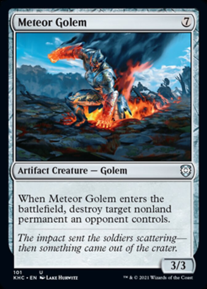 Meteor Golem [Kaldheim Commander] | Good Games North
