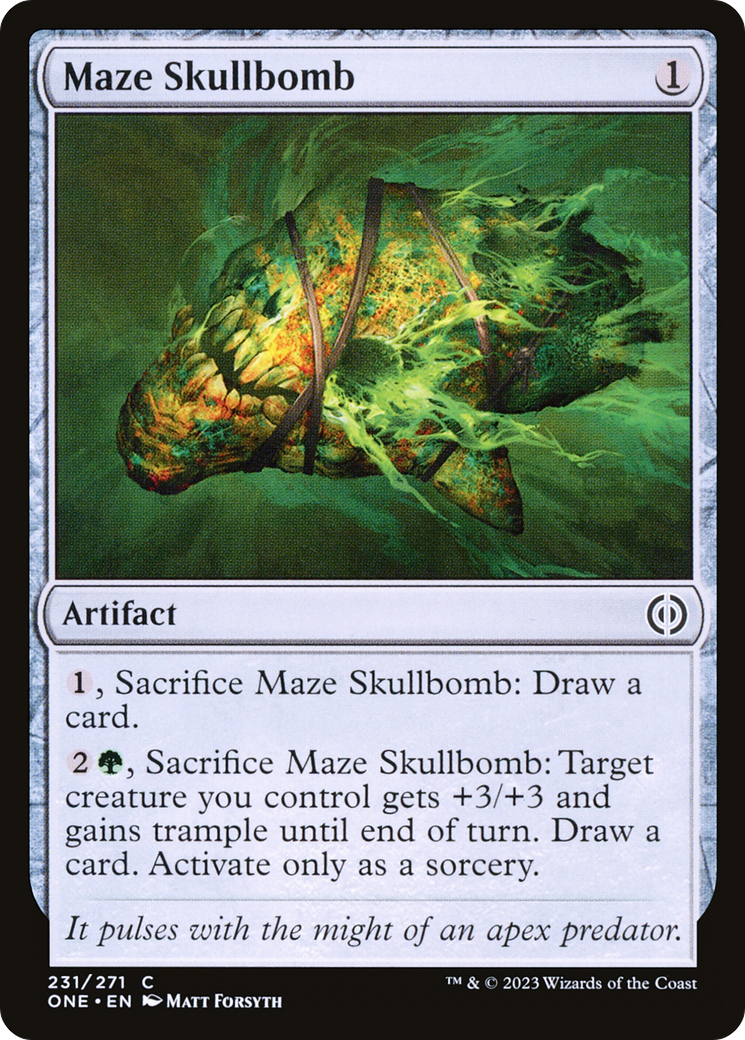 Maze Skullbomb [Phyrexia: All Will Be One] | Good Games North