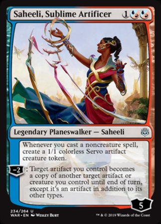 Saheeli, Sublime Artificer [War of the Spark] | Good Games North