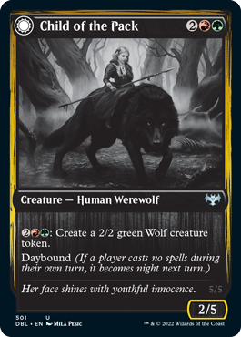Child of the Pack // Savage Packmate [Innistrad: Double Feature] | Good Games North