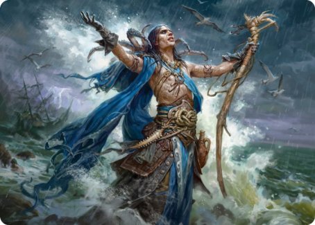 Lier, Disciple of the Drowned Art Card [Innistrad: Midnight Hunt Art Series] | Good Games North