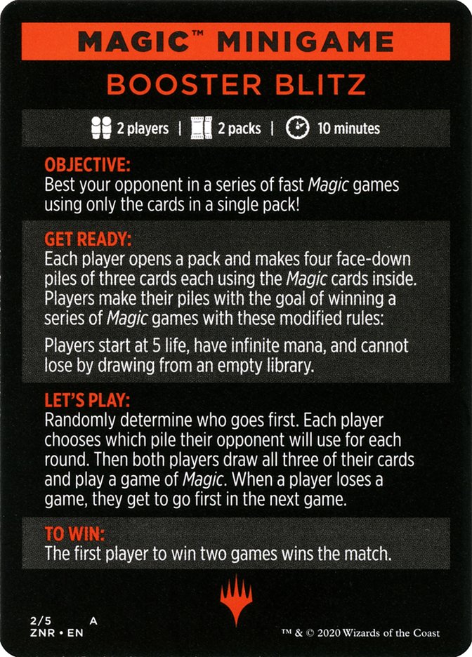 Booster Blitz (Magic Minigame) [Zendikar Rising Minigame] | Good Games North
