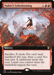 Nahiri's Lithoforming (Extended Art) [Zendikar Rising] | Good Games North