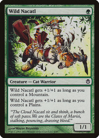 Wild Nacatl [Duel Decks: Ajani vs. Nicol Bolas] | Good Games North