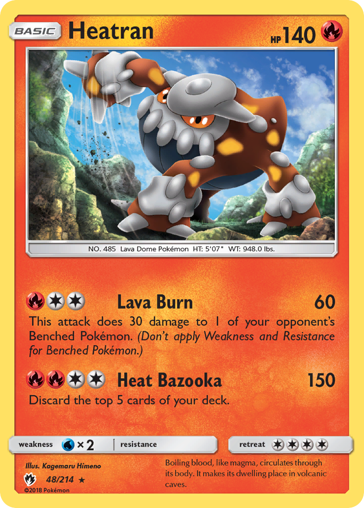 Heatran (48/214) [Sun & Moon: Lost Thunder] | Good Games North
