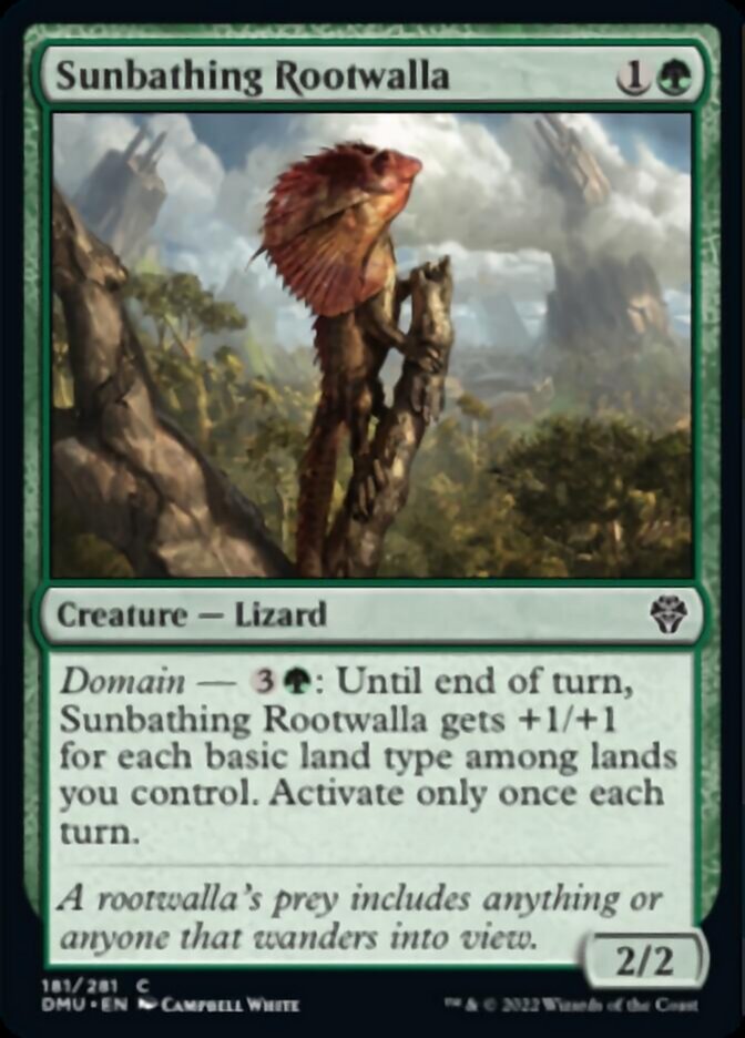 Sunbathing Rootwalla [Dominaria United] | Good Games North