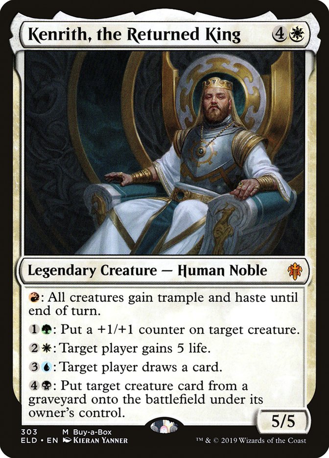 Kenrith, the Returned King (Buy-A-Box) [Throne of Eldraine Promos] | Good Games North