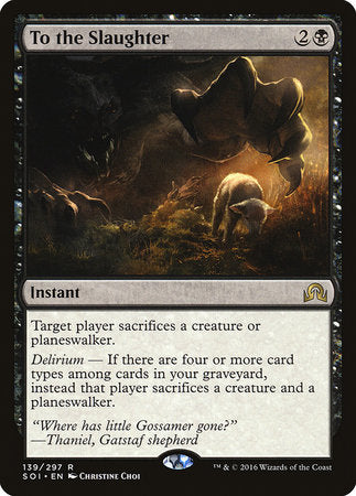 To the Slaughter [Shadows over Innistrad] | Good Games North