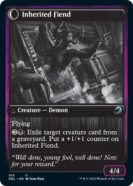 Heirloom Mirror // Inherited Fiend [Innistrad: Double Feature] | Good Games North