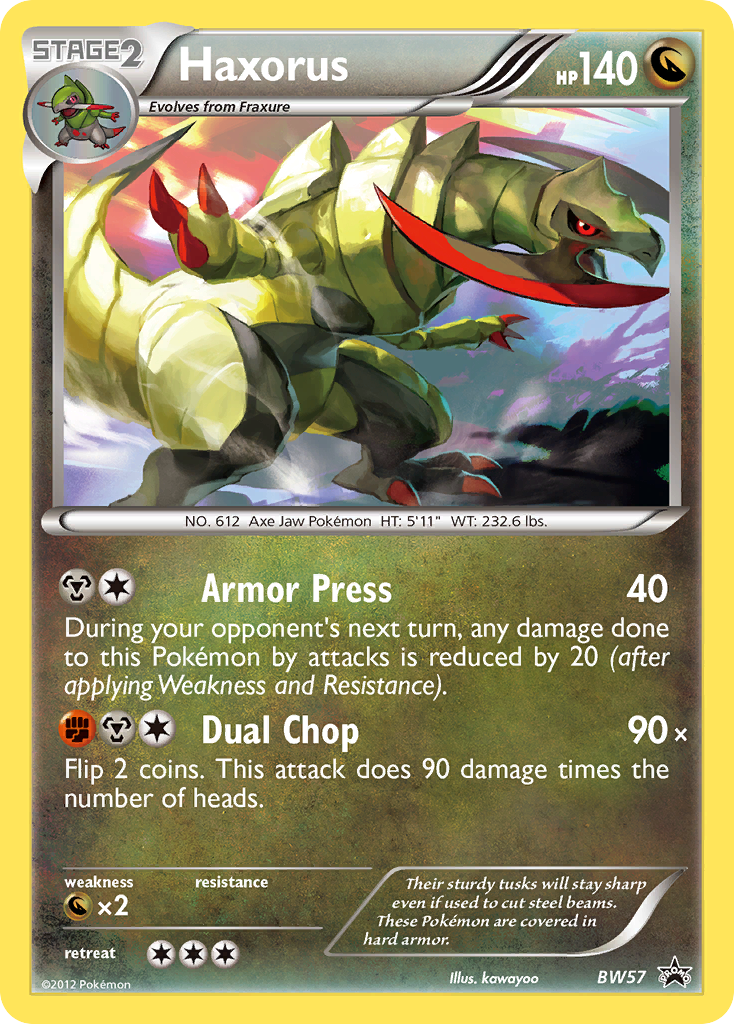 Haxorus (BW57) [Black & White: Black Star Promos] | Good Games North