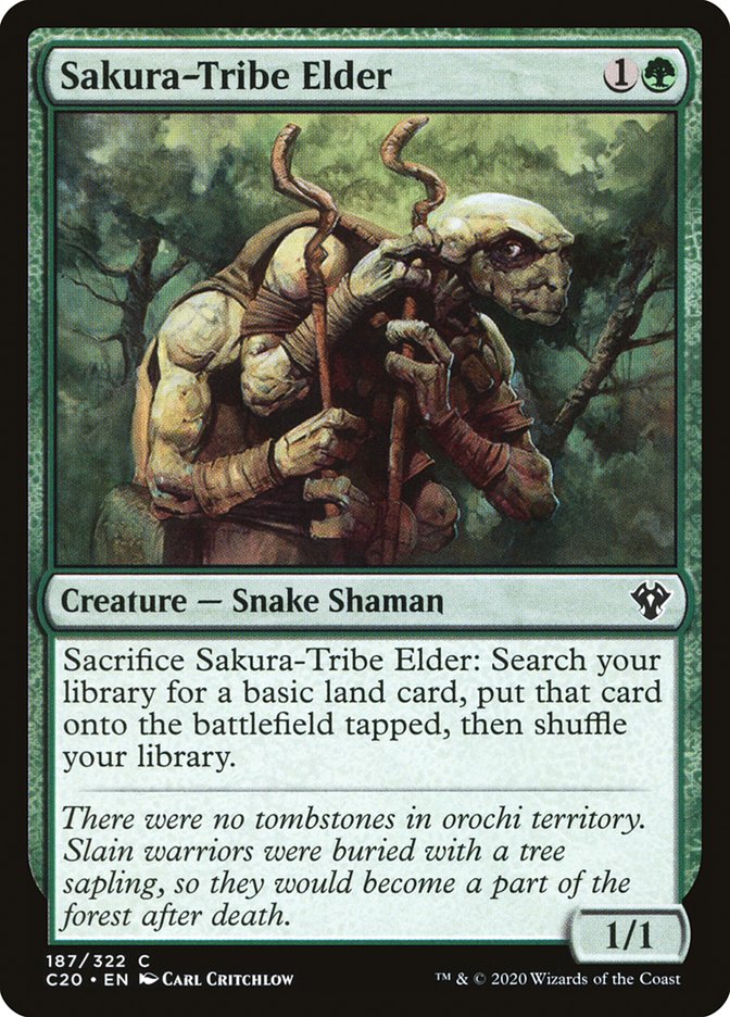 Sakura-Tribe Elder [Commander 2020] | Good Games North
