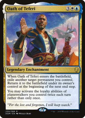 Oath of Teferi [Dominaria] | Good Games North