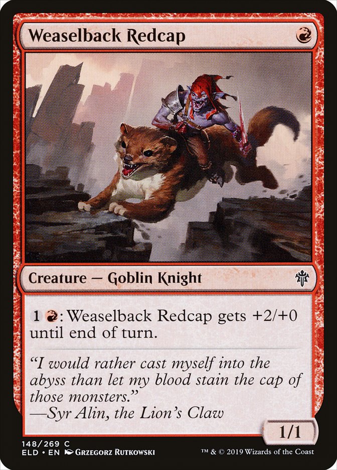 Weaselback Redcap [Throne of Eldraine] | Good Games North