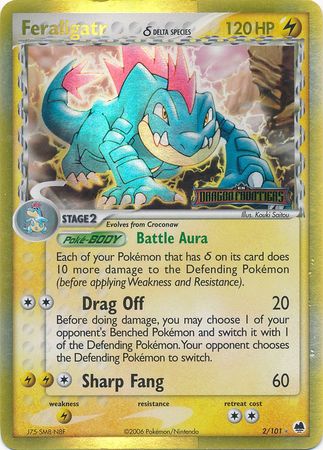 Feraligatr (2/101) (Delta Species) (Stamped) [EX: Dragon Frontiers] | Good Games North
