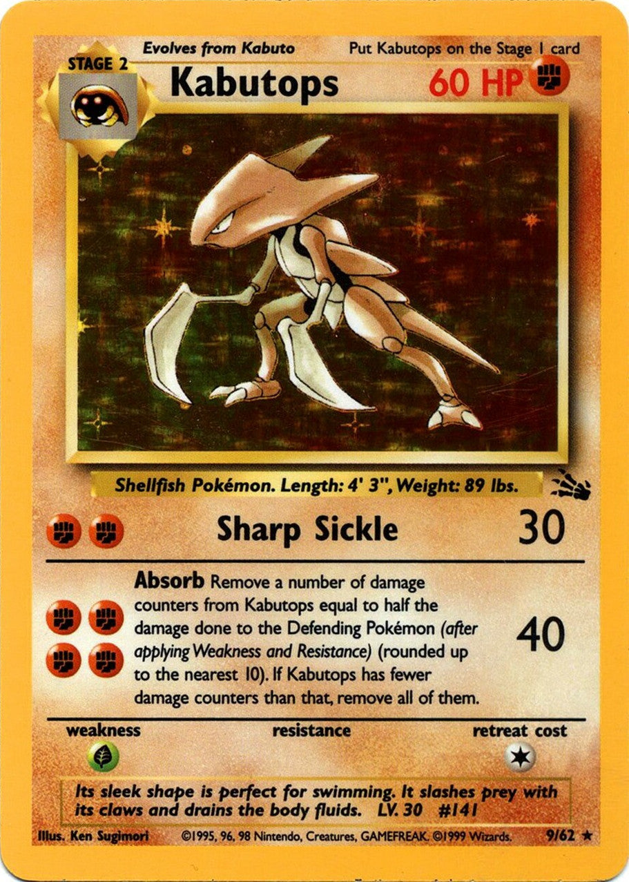 Kabutops (9/62) [Fossil Unlimited] | Good Games North