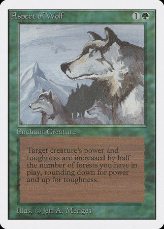 Aspect of Wolf [Unlimited Edition] | Good Games North