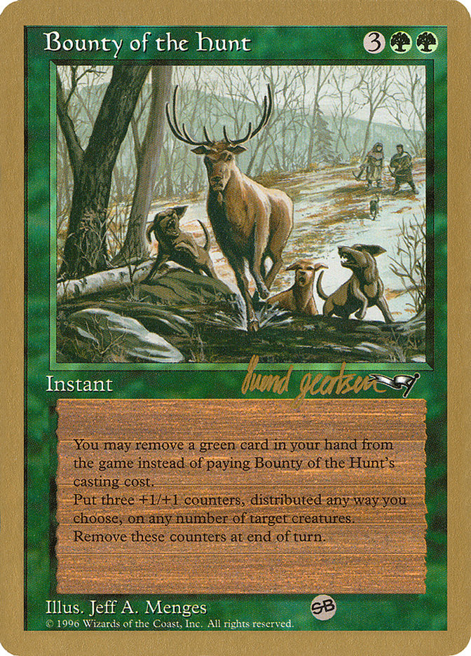 Bounty of the Hunt (Svend Geertsen) (SB) [World Championship Decks 1997] | Good Games North