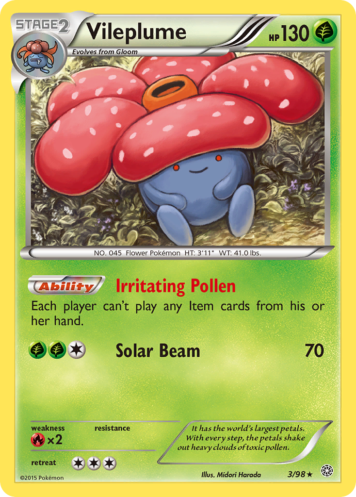 Vileplume (3/98) [XY: Ancient Origins] | Good Games North